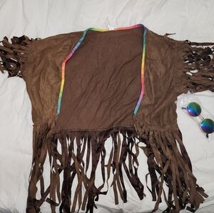 Hippie Fringe Vest Costume